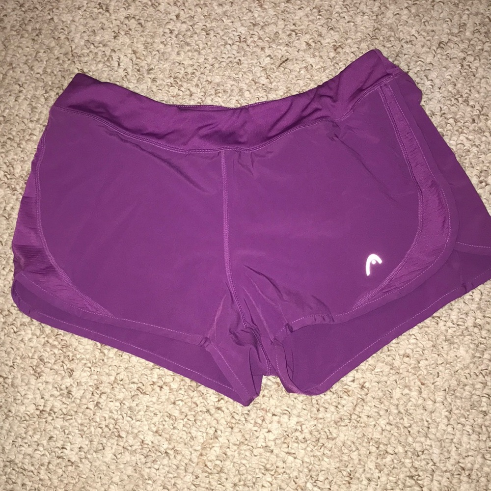 Head purple athletic shorts
